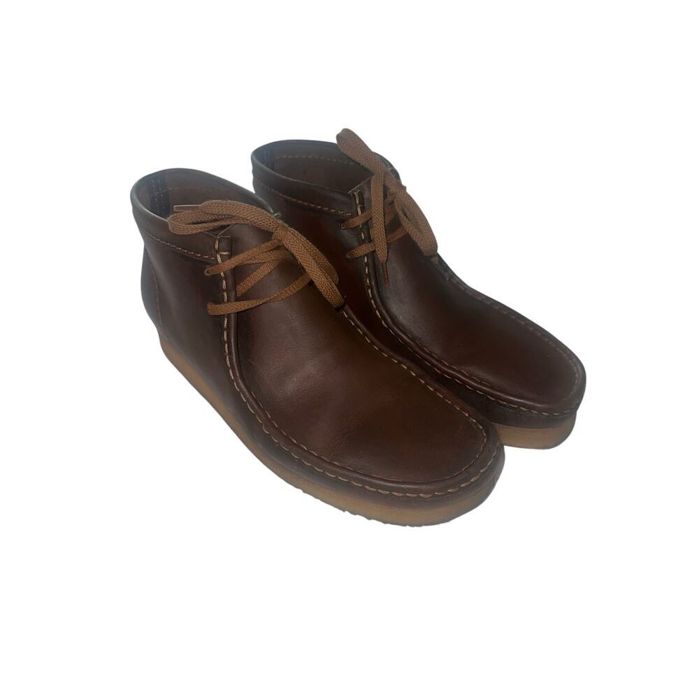 Clarks Originals Wallabee Boot Men’s US 11 Brown Leather Chukka Crepe Sole Lace